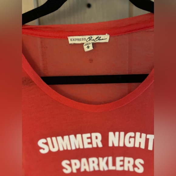 Express One Eleven Semi Sheer Tank - Picture 3 of 4